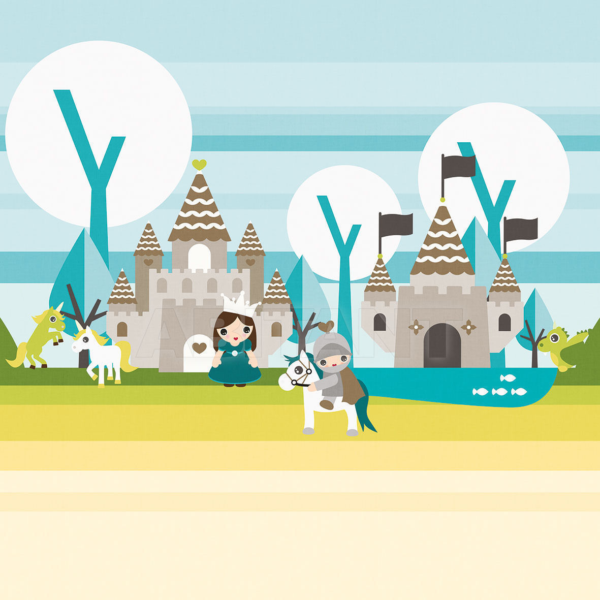 Buy Paper wallpaper SHIRLEY LondonArt - Grafika S.r.l.  Kids 15a  15025 3