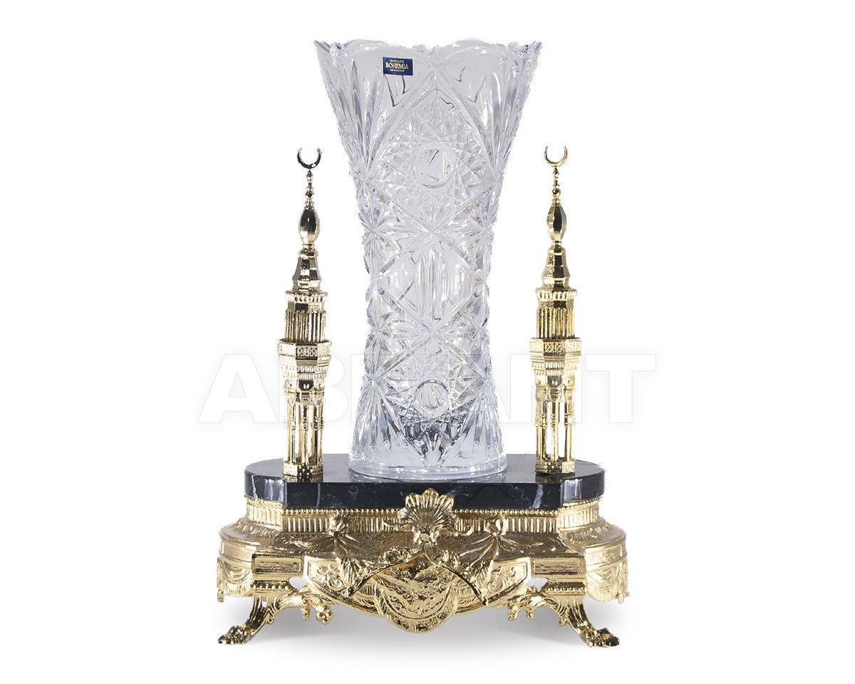 Buy Vase Olympus Brass snc di Alberti W. Black 143 cr
