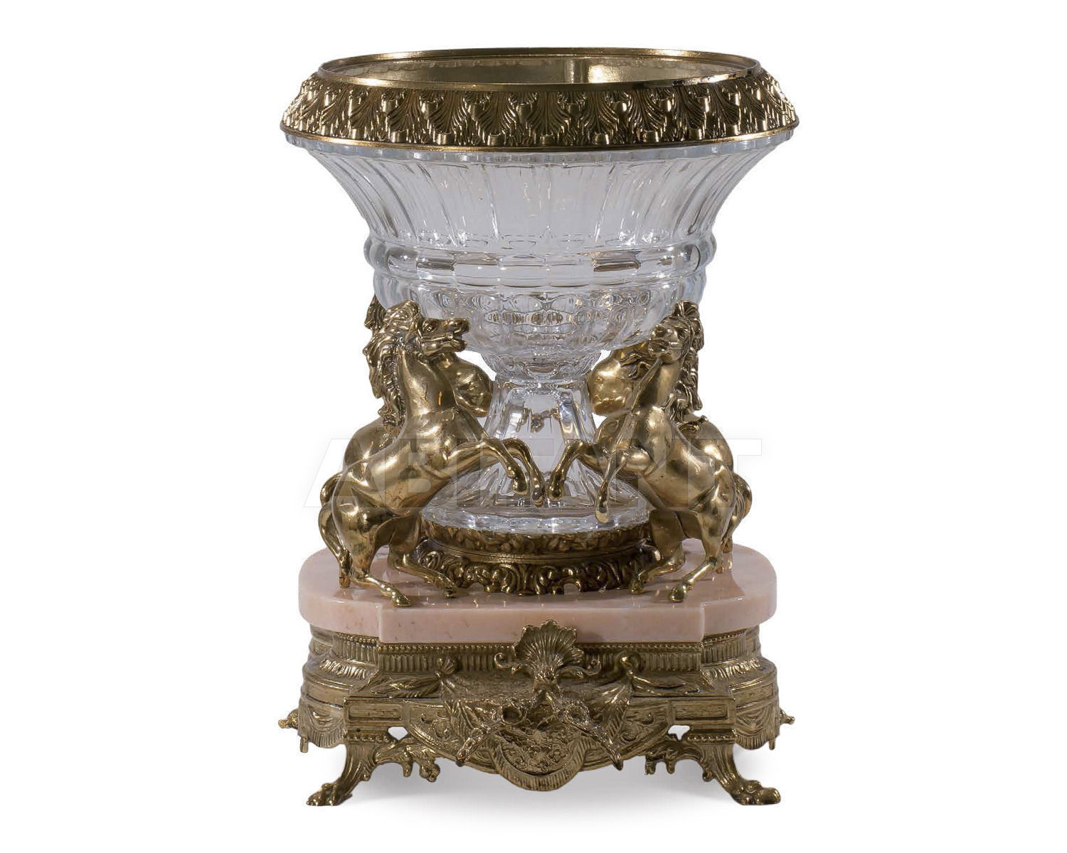 Buy Vase Olympus Brass snc di Alberti W. Black 157 cr