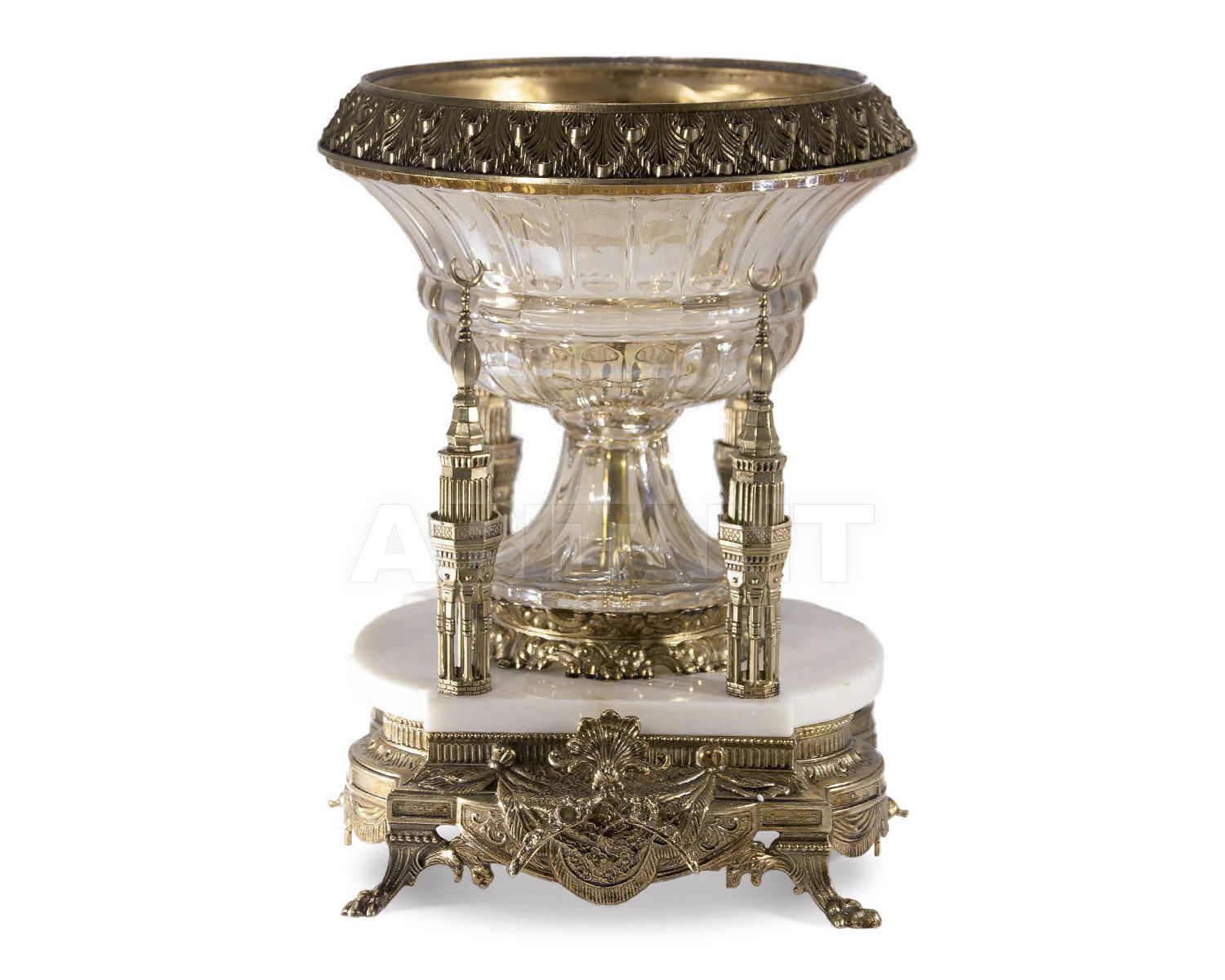 Buy Vase Olympus Brass snc di Alberti W. Black 153 cr