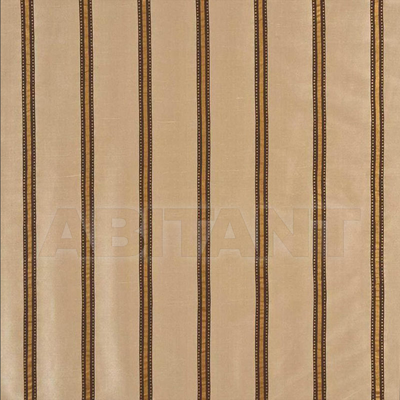 Buy Portiere fabric FIRENZE STRIPE BROWN/HONEY - LINEN Casamance OTTAVIO 5870271