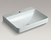 Countertop wash basin Vox Rectangle Kohler 2015 K-2660-1-7 Contemporary / Modern