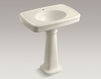 Wash basin with pedestal Bancroft Kohler 2015 K-2347-1-K4 Classical / Historical 