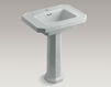Wash basin with pedestal Kathryn K-2322-1-7 Black Wash basin with pedestal Kathryn Kohler 2015 K-2322-1-7 Classical / Historical