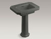 Wash basin with pedestal Kathryn K-2322-1-7 Black Wash basin with pedestal Kathryn Kohler 2015 K-2322-1-7 Classical / Historical