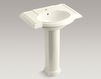 Wash basin with pedestal Devonshire Kohler 2015 K-2294-1-33 Classical / Historical 