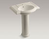 Wash basin with pedestal Devonshire Kohler 2015 K-2294-1-33 Classical / Historical 