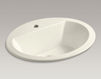 Countertop wash basin Bryant K-2699-1-47 Ivory Countertop wash basin Bryant Kohler 2015 K-2699-1-47 Contemporary / Modern