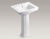 Wash basin with pedestal Archer Kohler 2015 K-2359-1-47 Classical / Historical 