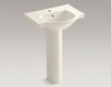Wash basin with pedestal Veer K-5266-1-95 Gray Wash basin with pedestal Veer Kohler 2015 K-5266-1-95 Contemporary / Modern