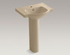 Wash basin with pedestal Veer Kohler 2015 K-5266-1-95 Contemporary / Modern