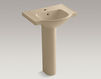 Wash basin with pedestal Veer K-5266-1-95 Gray Wash basin with pedestal Veer Kohler 2015 K-5266-1-95 Contemporary / Modern