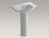 Wash basin with pedestal Veer Kohler 2015 K-5266-1-G9 Contemporary / Modern