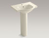 Wash basin with pedestal Veer Kohler 2015 K-5266-1-7 Contemporary / Modern
