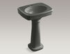 Wash basin with pedestal Bancroft Kohler 2015 K-2338-1-47 Contemporary / Modern
