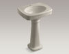 Wash basin with pedestal Bancroft K-2338-1-95 Gray Wash basin with pedestal Bancroft Kohler 2015 K-2338-1-95 Contemporary / Modern
