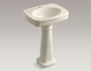 Wash basin with pedestal Bancroft Kohler 2015 K-2338-1-G9 Contemporary / Modern