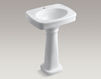 Wash basin with pedestal Bancroft K-2338-1-33 Light beige Wash basin with pedestal Bancroft Kohler 2015 K-2338-1-33 Contemporary / Modern