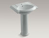Wash basin with pedestal Devonshire K-2286-1-33 Light beige Wash basin with pedestal Devonshire Kohler 2015 K-2286-1-33 Contemporary / Modern
