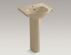 Wash basin with pedestal Veer Kohler 2015 K-5265-1-0 Contemporary / Modern