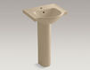 Wash basin with pedestal Veer K-5265-1-0 white Wash basin with pedestal Veer Kohler 2015 K-5265-1-0 Contemporary / Modern