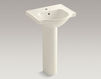 Wash basin with pedestal Veer Kohler 2015 K-5265-1-7 Contemporary / Modern