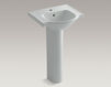 Wash basin with pedestal Veer Kohler 2015 K-5265-1-33 Contemporary / Modern