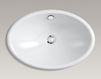 Countertop wash basin Iron Plains K-5403-W-0 white Countertop wash basin Iron Plains Kohler 2015 K-5403-W-0 Contemporary / Modern