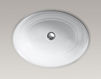 Built-in wash basin Garamond K-2832-47 Ivory Built-in wash basin Garamond Kohler 2015 K-2832-47 Contemporary / Modern