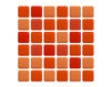 Mosaic Architeza Monpasie Cranberry 20x20 Contemporary / Modern