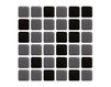 Mosaic Architeza Monpasie Night shade 20x20 Contemporary / Modern
