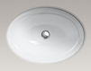 Built-in wash basin Serif K-2824-KG turquoise Built-in wash basin Serif Kohler 2015 K-2824-KG Contemporary / Modern
