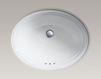 Built-in wash basin Devonshire K-2336-96 Ivory Built-in wash basin Devonshire Kohler 2015 K-2336-96 Contemporary / Modern