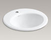 Countertop wash basin Radiant Kohler 2015 K-2917-1-G9 Contemporary / Modern