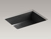 Built-in wash basin Verticyl K-2882-58 Dark gray Built-in wash basin Verticyl Kohler 2015 K-2882-58 Contemporary / Modern