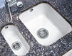 Built-in wash basin CISTERNA 45 Villeroy & Boch Kitchen 6704 01 J0 Contemporary / Modern