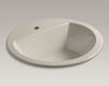 Countertop wash basin Bryant K-2714-1-96 Ivory Countertop wash basin Bryant Kohler 2015 K-2714-1-96 Contemporary / Modern
