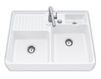 Built-in wash basin DOUBLE-BOWL SINK Villeroy & Boch Kitchen 6323 92 i2 Contemporary / Modern