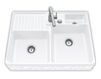 Built-in wash basin DOUBLE-BOWL SINK Villeroy & Boch Kitchen 6323 92 TR Contemporary / Modern