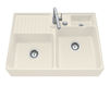Built-in wash basin DOUBLE-BOWL SINK Villeroy & Boch Kitchen 6323 92 KT Contemporary / Modern
