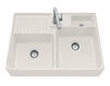 Built-in wash basin DOUBLE-BOWL SINK Villeroy & Boch Kitchen 6323 91 TR Contemporary / Modern