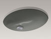Built-in wash basin Caxton K-2209-K4 Dark gray Built-in wash basin Caxton Kohler 2015 K-2209-K4 Contemporary / Modern