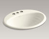 Countertop wash basin Ellington K-2906-4-0 white Countertop wash basin Ellington Kohler 2015 K-2906-4-0 Contemporary / Modern