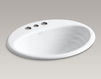 Countertop wash basin Ellington Kohler 2015 K-2906-4-7 Contemporary / Modern