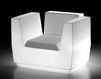 Terrace chair BIG CUT ARMCHAIR Plust LIGHTS 8279 A4182+ROSE Minimalism / High-Tech