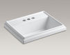 Countertop wash basin Tresham Kohler 2015 K-2991-4-95 Contemporary / Modern