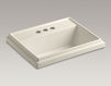 Countertop wash basin Tresham K-2991-4-33 Light beige Countertop wash basin Tresham Kohler 2015 K-2991-4-33 Contemporary / Modern