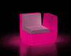 Terrace chair BIG CUT CORNER Plust LIGHTS 8281 A4182+YELLOW Minimalism / High-Tech