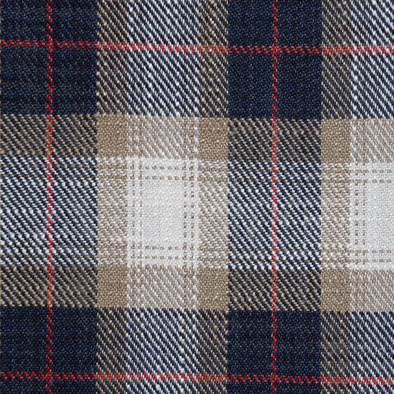 Buy Portiere fabric Kintyre Check  Henry Bertrand Ltd Britannia kintyre check dark navy