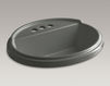 Countertop wash basin Tresham K-2992-4-K4 Dark gray Countertop wash basin Tresham Kohler 2015 K-2992-4-K4 Contemporary / Modern